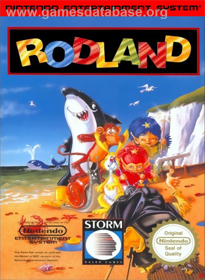 Rod Land - Nintendo NES - Artwork - Box
