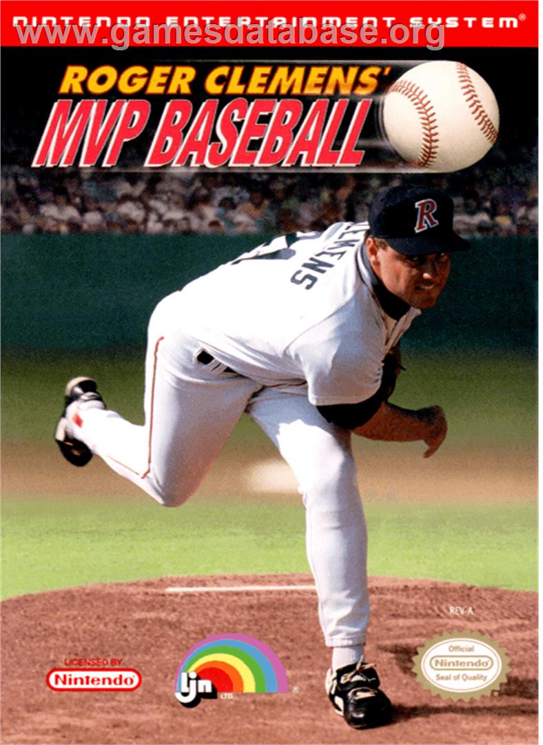 Roger Clemens' MVP Baseball - Nintendo NES - Artwork - Box