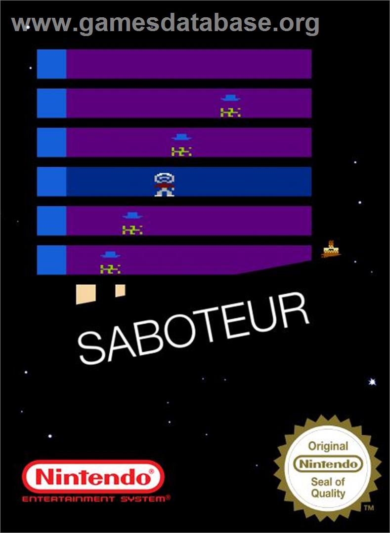 Saboteur - Nintendo NES - Artwork - Box