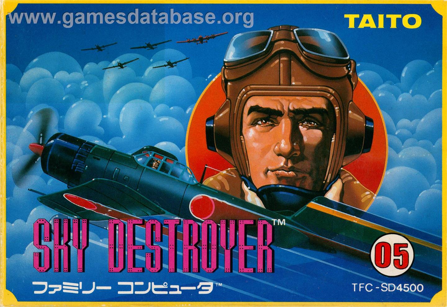 Sky Destroyer - Nintendo NES - Artwork - Box