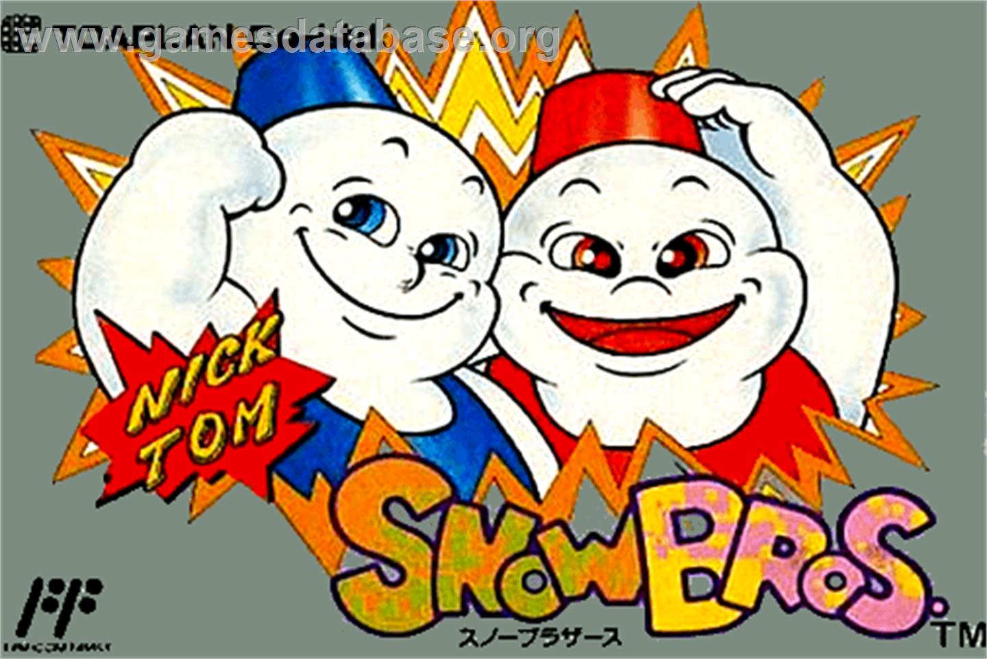 Snow Bros. Nick & Tom - Nintendo NES - Artwork - Box