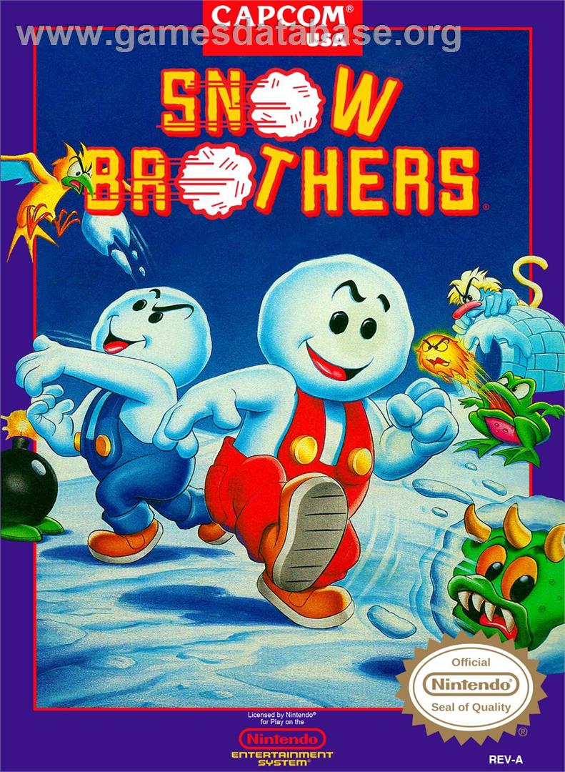 Snow Brothers - Nintendo NES - Artwork - Box