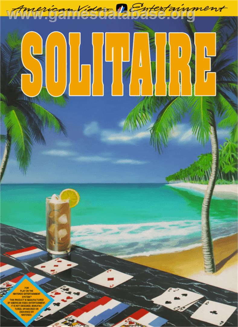 Solitaire - Nintendo NES - Artwork - Box