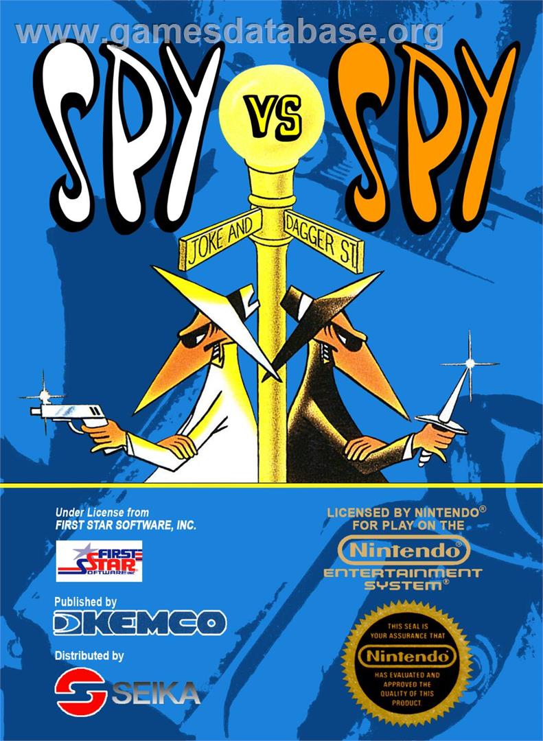 Spy Vs Spy - Nintendo NES - Artwork - Box