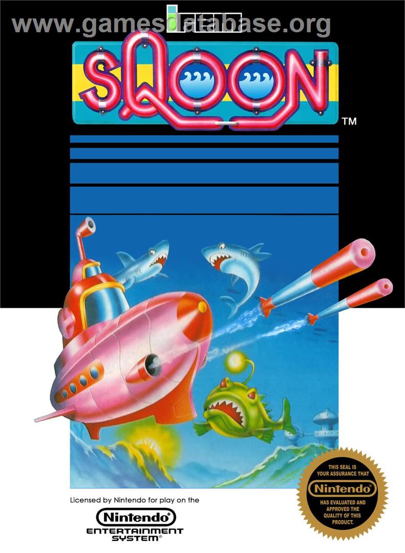 Sqoon - Nintendo NES - Artwork - Box