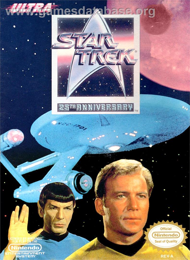 Star Trek - 25th Anniversary - Nintendo NES - Artwork - Box