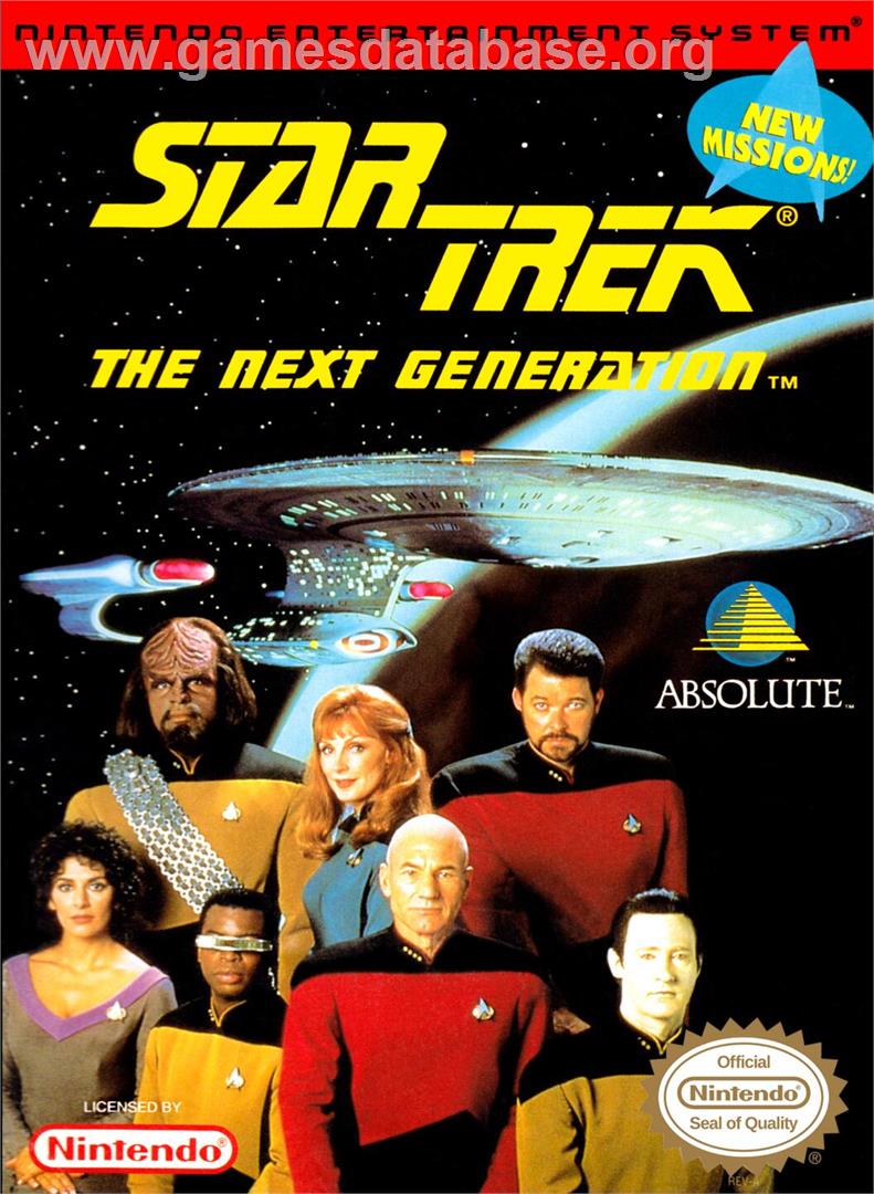 Star Trek - The Next Generation - Nintendo NES - Artwork - Box