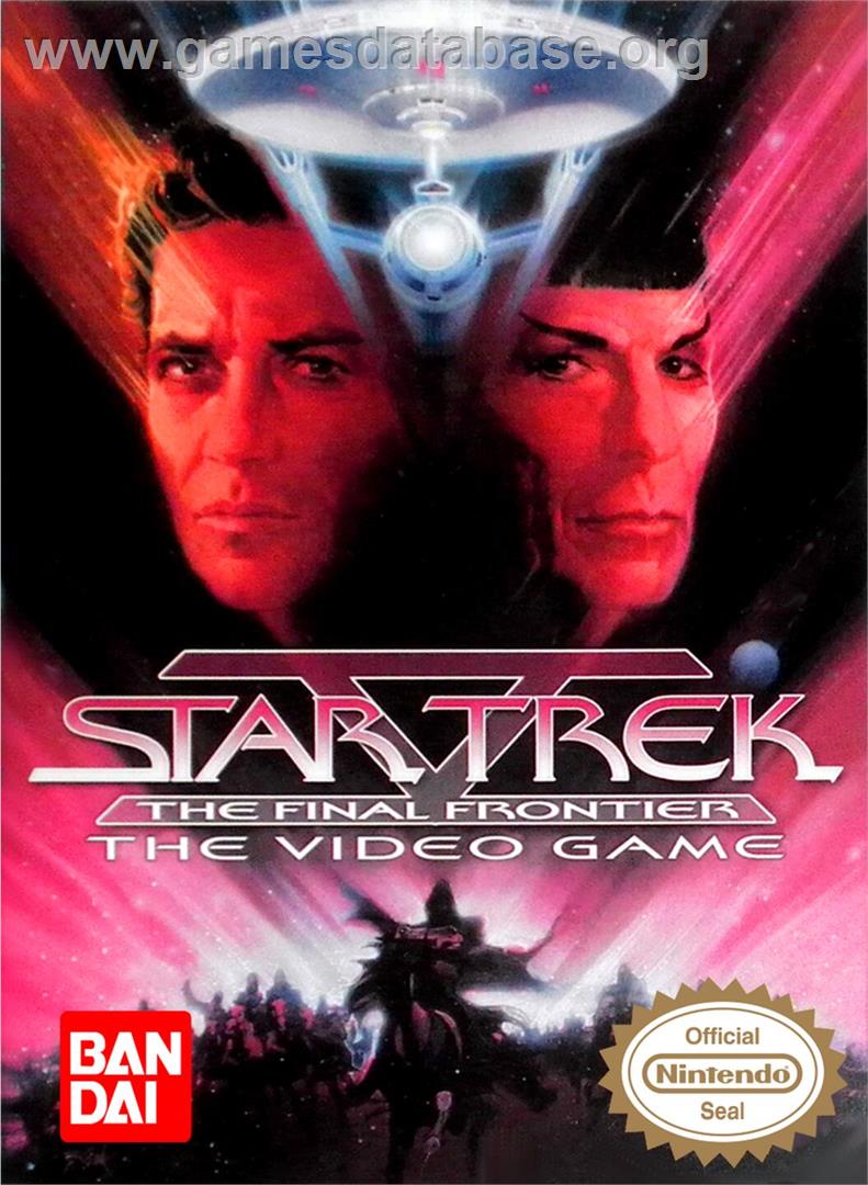 Star Trek 5 - The Final Frontier - Nintendo NES - Artwork - Box