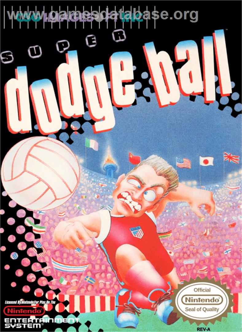 Super Dodge Ball - Nintendo NES - Artwork - Box