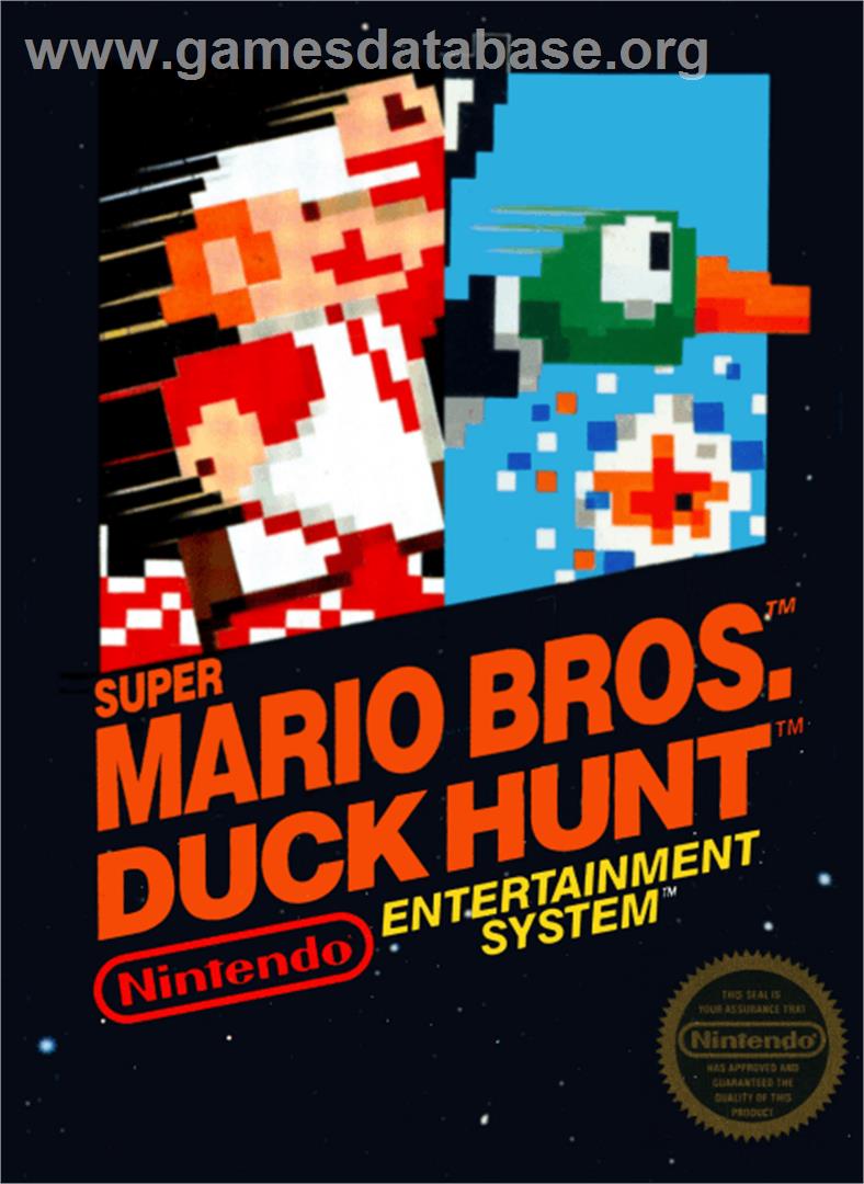 Super Mario Bros.& Duck Hunt - Nintendo NES - Artwork - Box