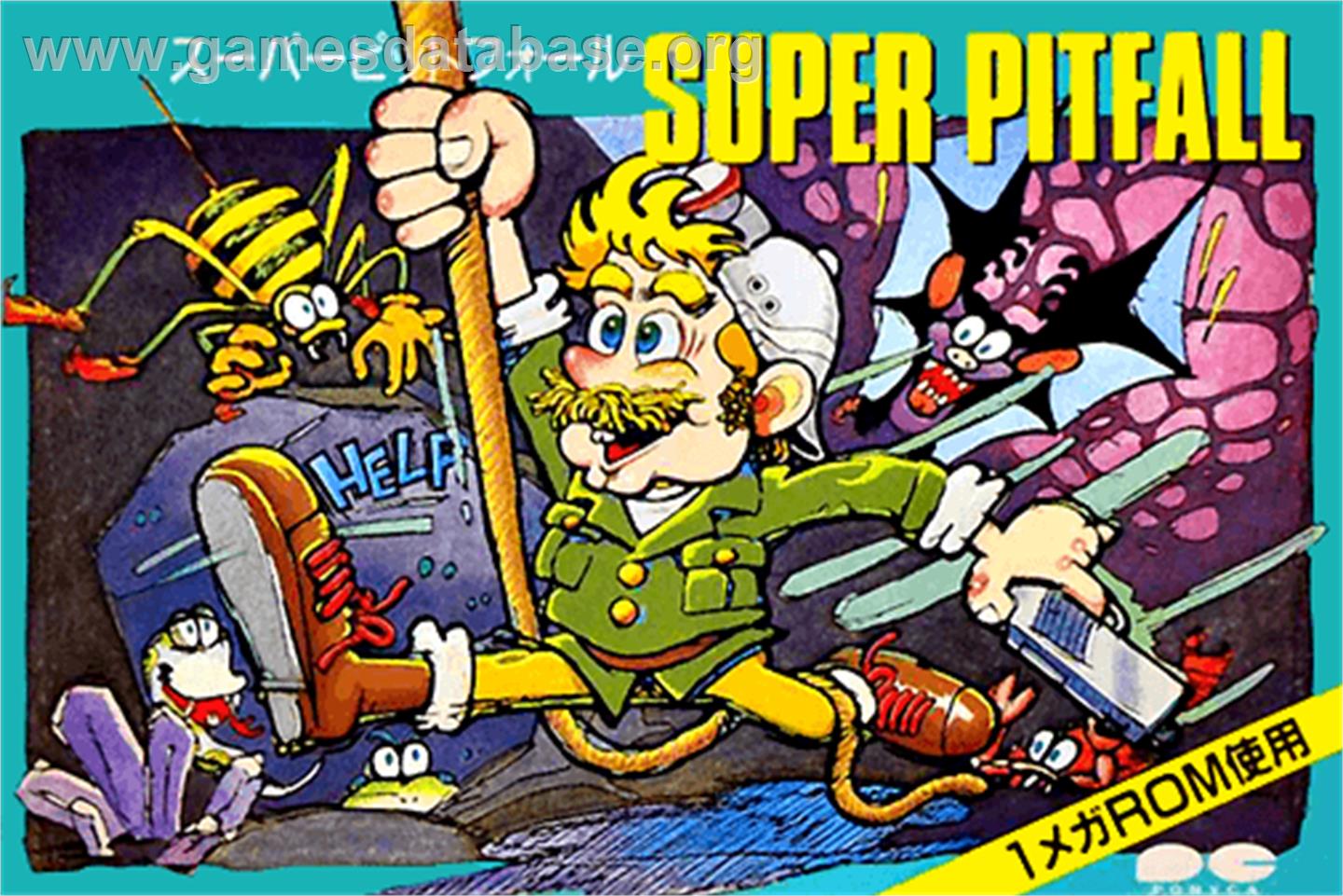 Super Pitfall - Nintendo NES - Artwork - Box