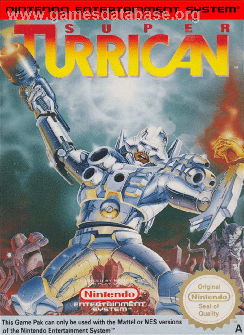 Super Turrican - Nintendo NES - Artwork - Box