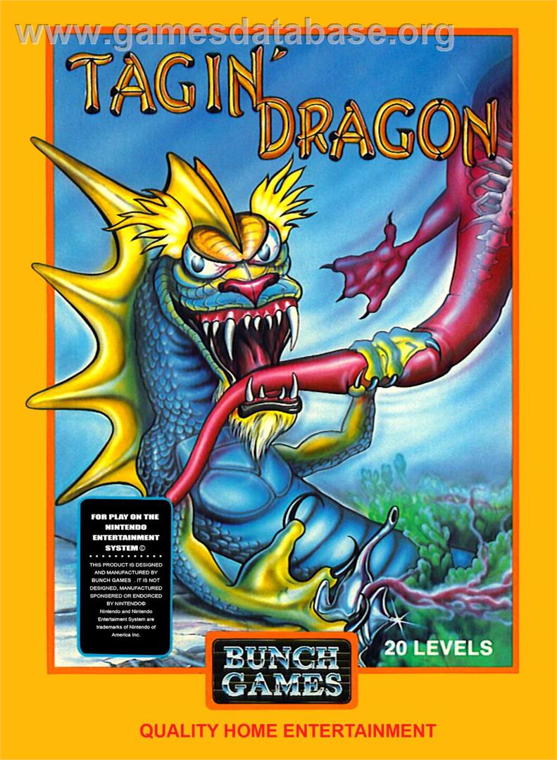 Tagin' Dragon - Nintendo NES - Artwork - Box