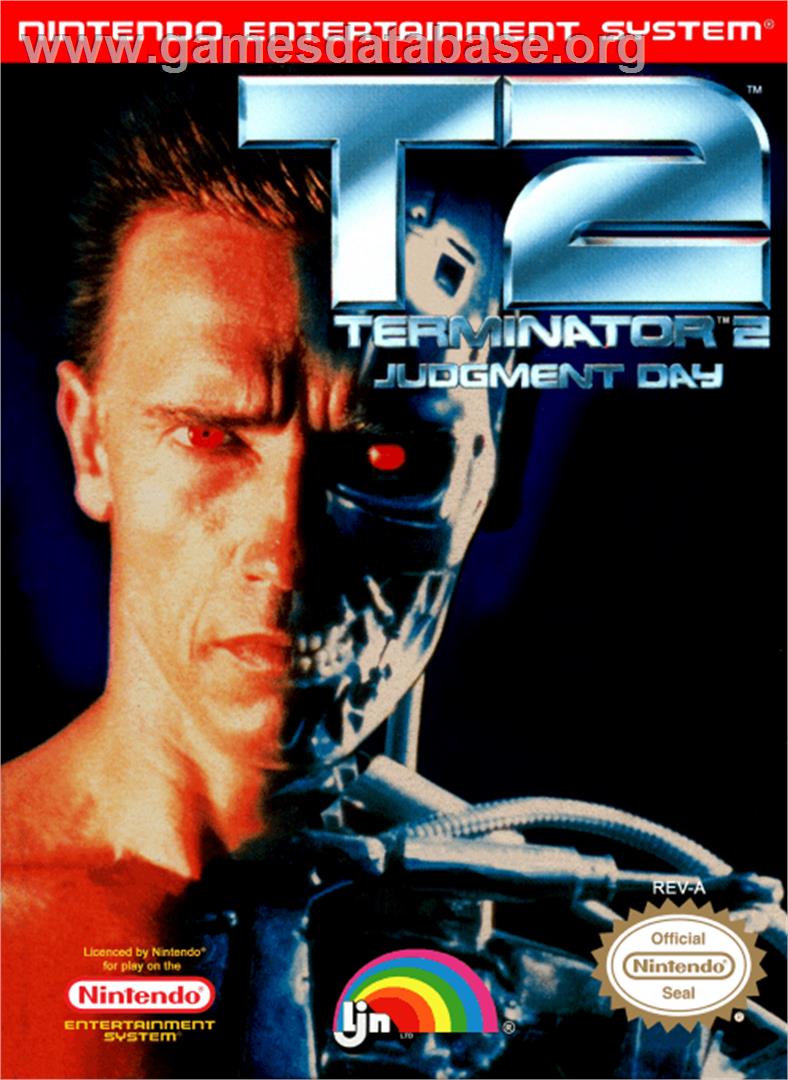 Terminator 2 - Judgment Day - Nintendo NES - Artwork - Box