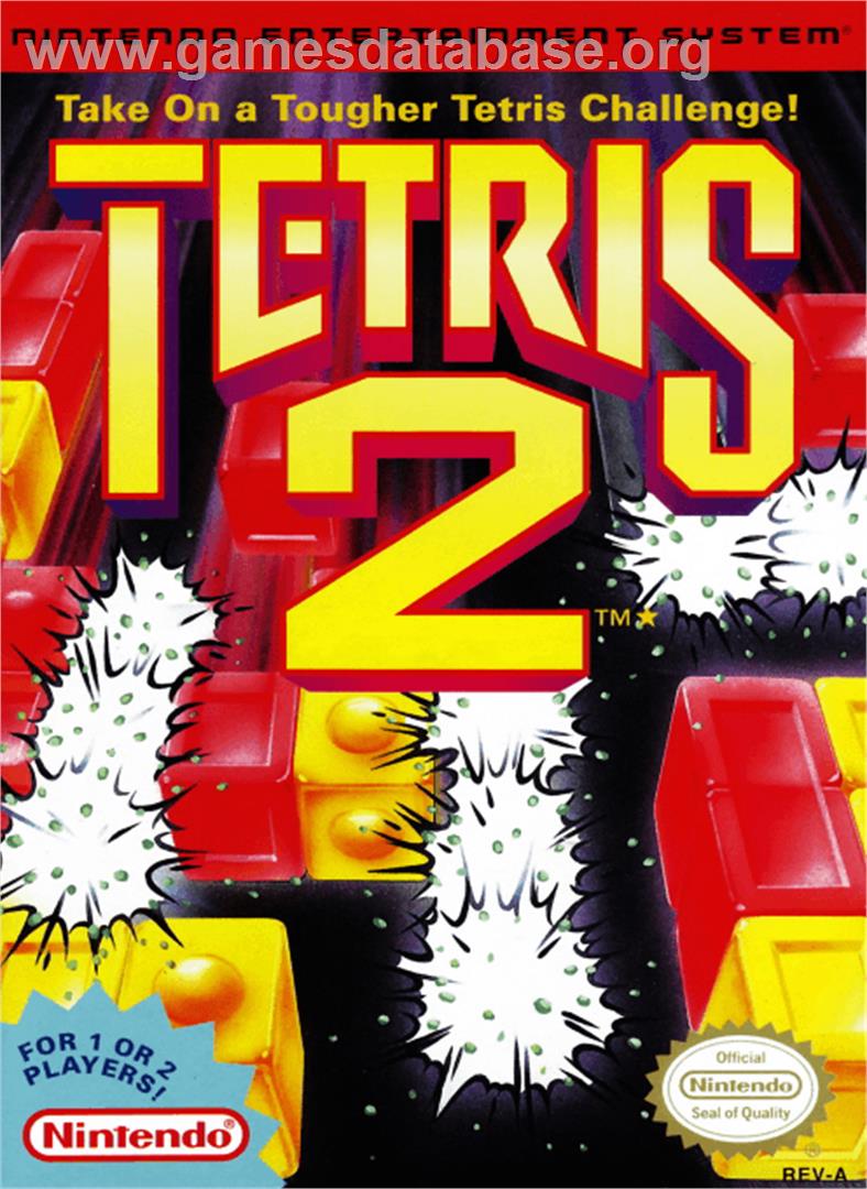 Tetris 2 - Nintendo NES - Artwork - Box