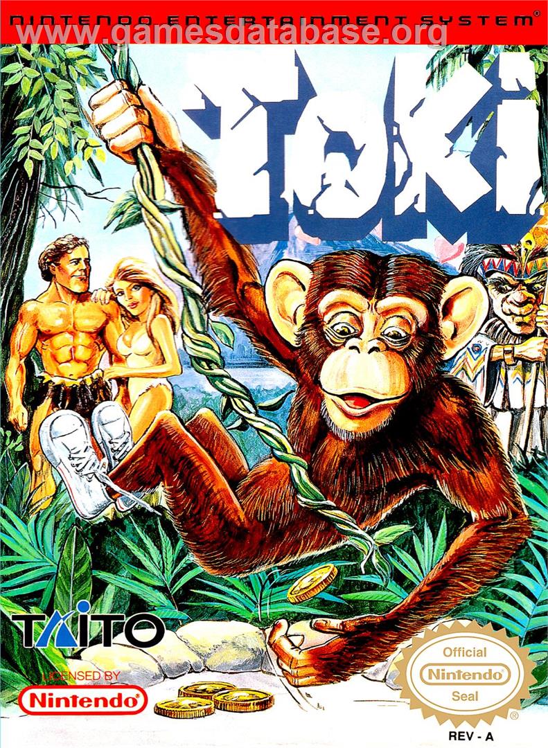 Toki - Nintendo NES - Artwork - Box