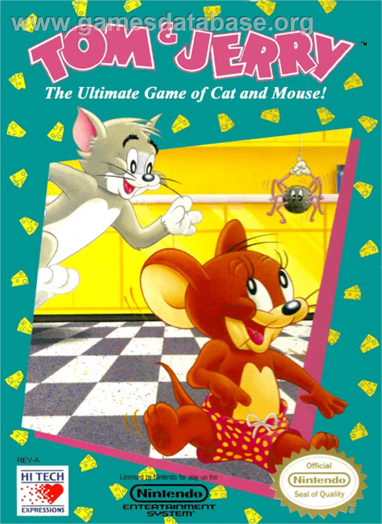 Tom & Jerry: The Ultimate Game of Cat and Mouse - Nintendo NES - Artwork - Box