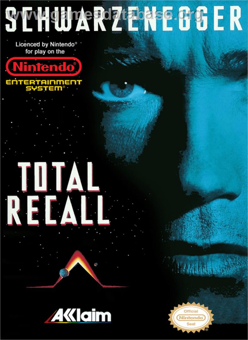 Total Recall - Nintendo NES - Artwork - Box