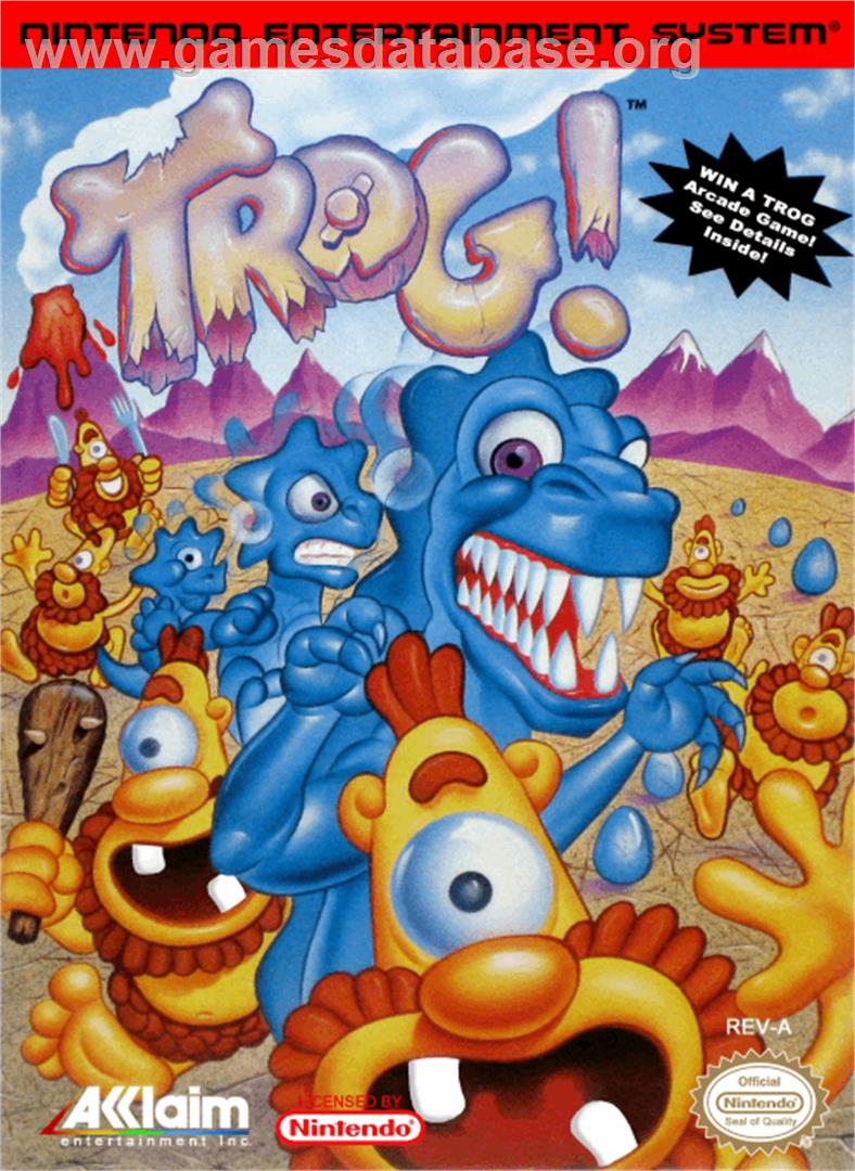 Trog - Nintendo NES - Artwork - Box