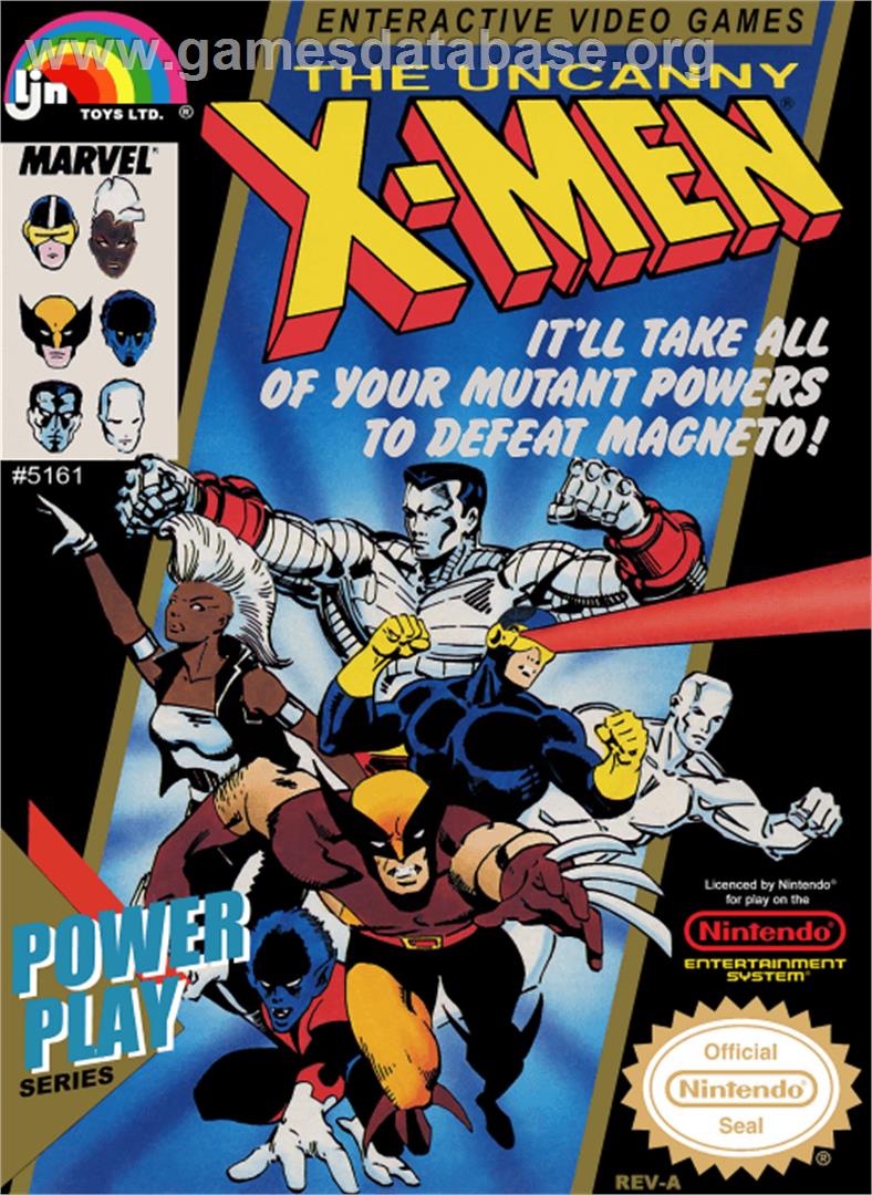 Uncanny X-Men - Nintendo NES - Artwork - Box