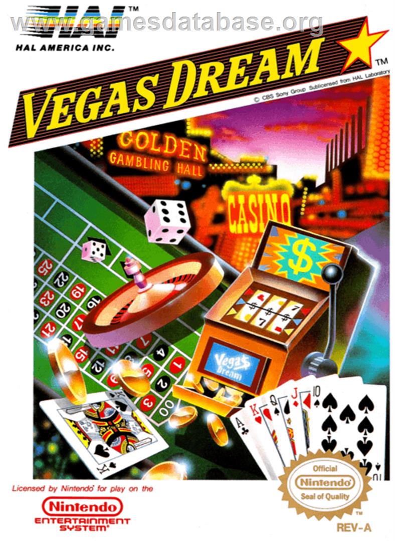 Vegas Dream - Nintendo NES - Artwork - Box