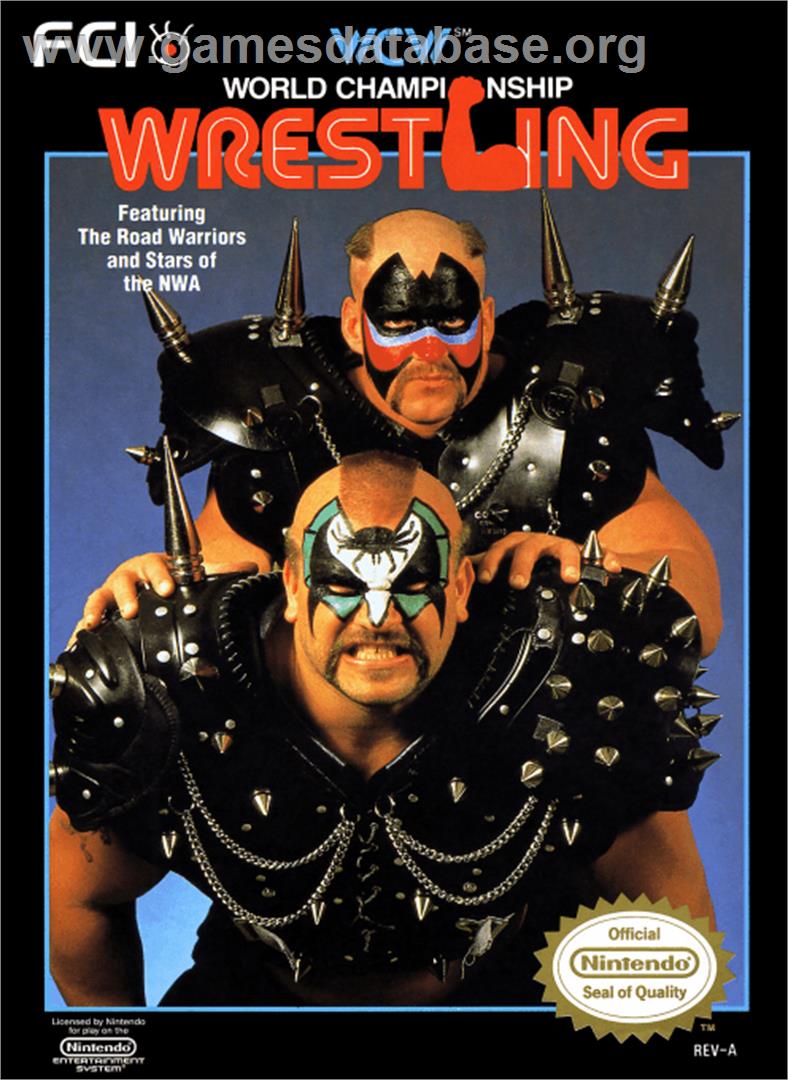 WCW: World Championship Wrestling - Nintendo NES - Artwork - Box