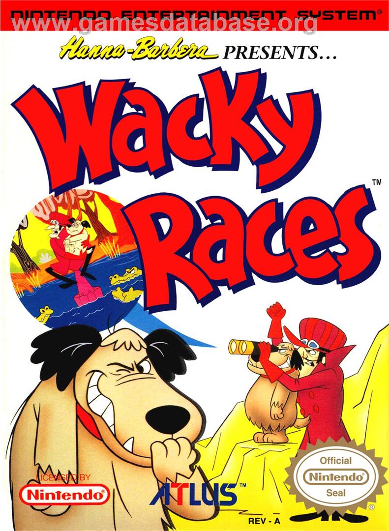 Wacky Races - Nintendo NES - Artwork - Box