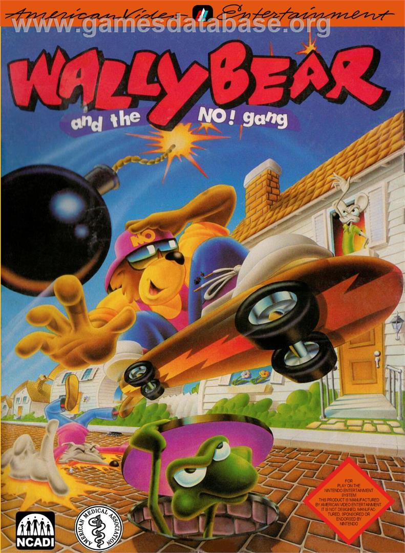 Wally Bear And The No! Gang - Nintendo NES - Artwork - Box