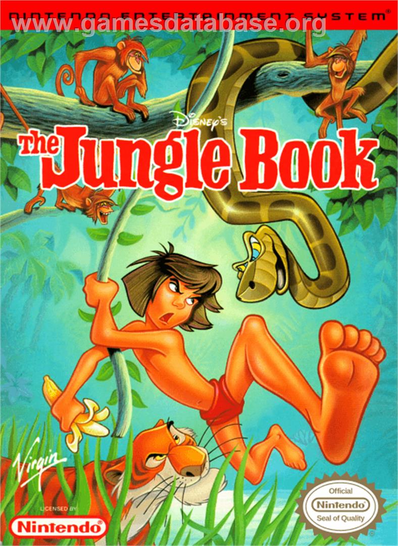 Walt Disney's The Jungle Book - Nintendo NES - Artwork - Box