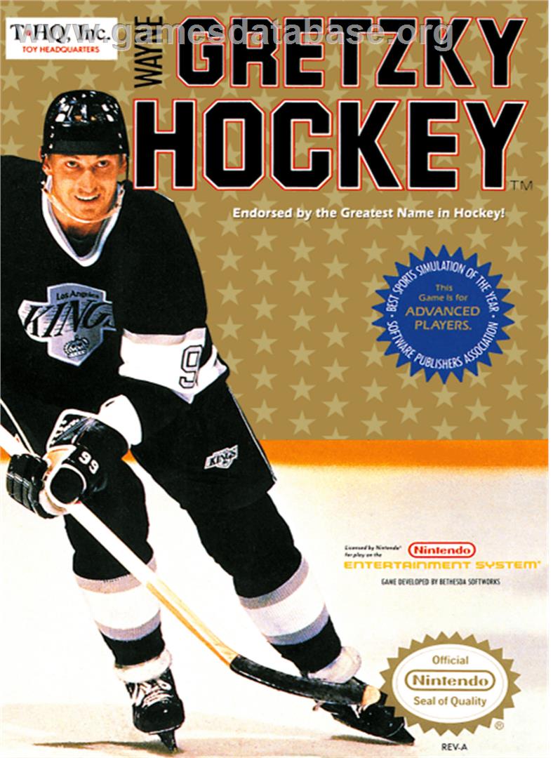 Wayne Gretzky Hockey - Nintendo NES - Artwork - Box