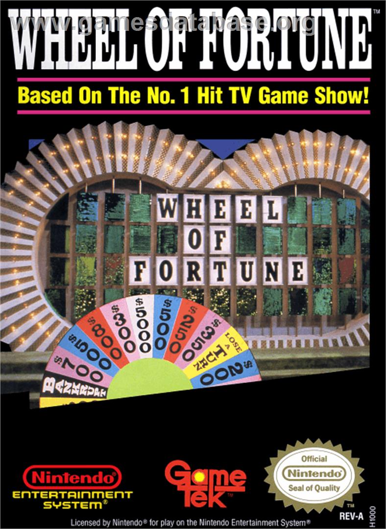 Wheel Of Fortune: Family Edition - Nintendo NES - Artwork - Box