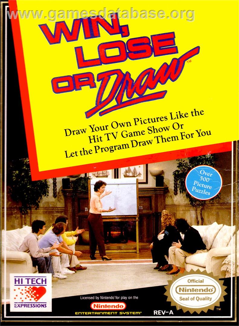 Win, Lose Or Draw - Nintendo NES - Artwork - Box