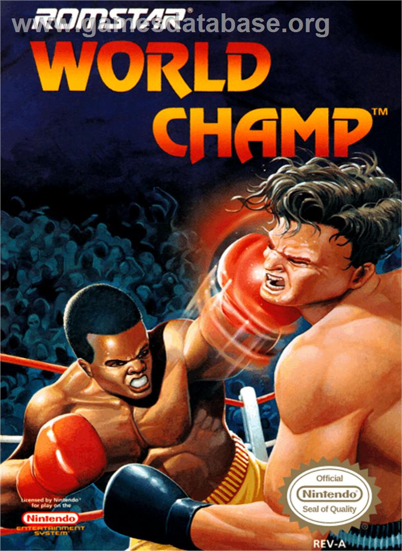 World Champ:  Super Boxing Great Fight - Nintendo NES - Artwork - Box