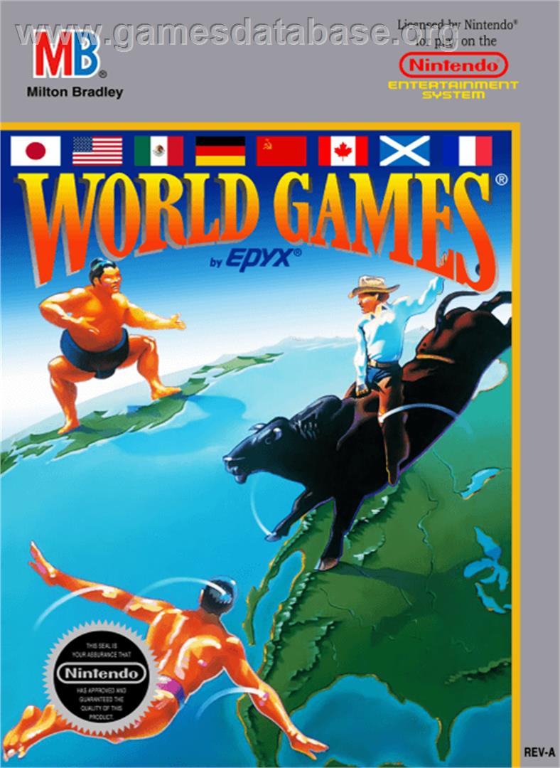 World Games - Nintendo NES - Artwork - Box