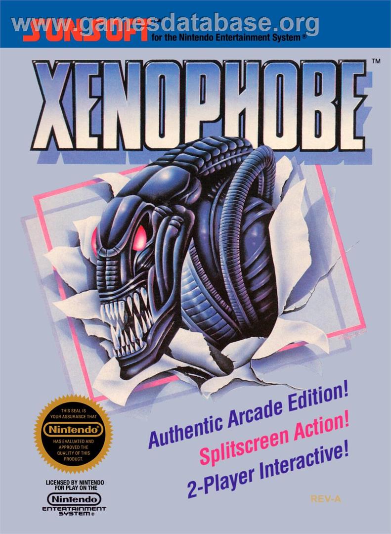 Xenophobe - Nintendo NES - Artwork - Box