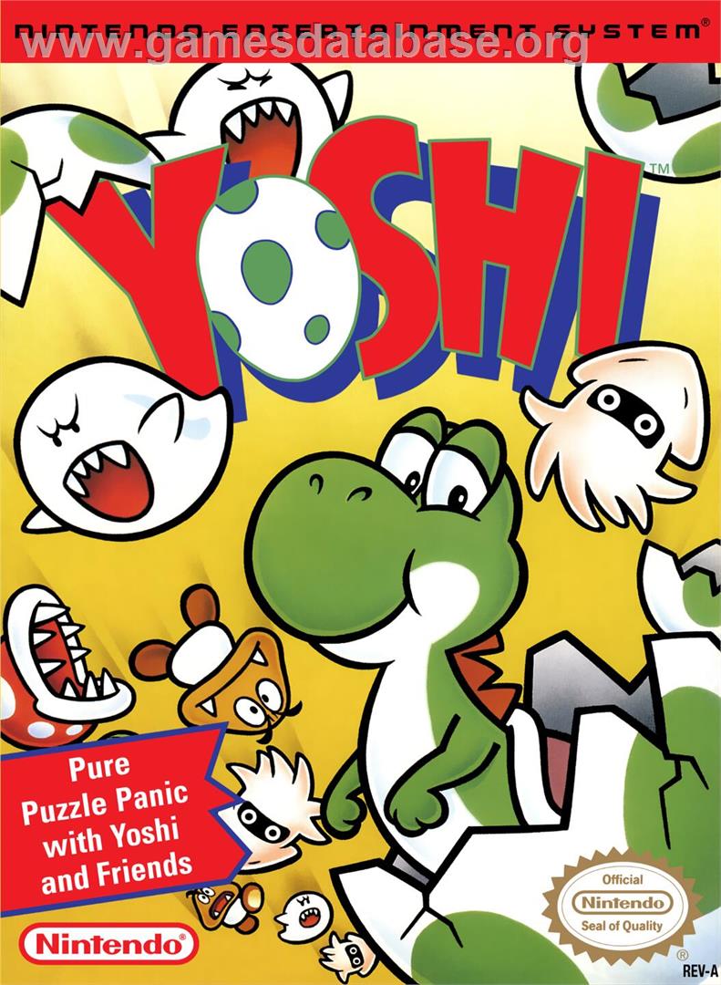 Yoshi's Cookie - Nintendo NES - Artwork - Box