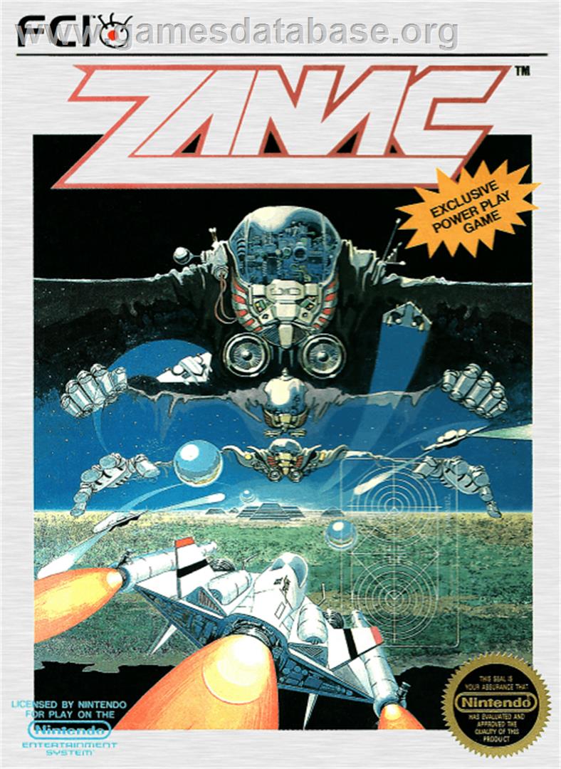 Zanac A.I. - Nintendo NES - Artwork - Box