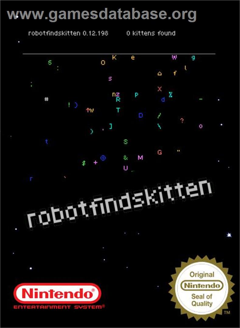robotfindskitten - Nintendo NES - Artwork - Box