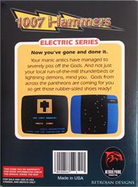 Box back cover for 1007 Bolts on the Nintendo NES.