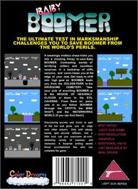Box back cover for Baby Boomer on the Nintendo NES.