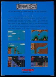 Box back cover for Jurassic Boy 2 on the Nintendo NES.