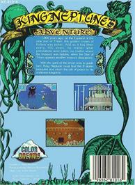 Box back cover for King Neptune's Adventure on the Nintendo NES.