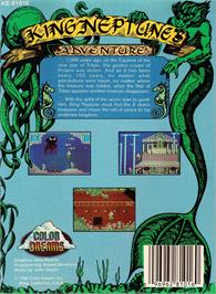 Box back cover for King Neptune's Adventure on the Nintendo NES.
