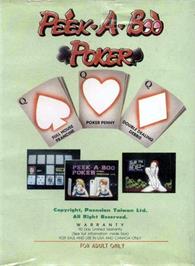 Box back cover for Peek-A-Boo Poker on the Nintendo NES.