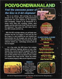 Box back cover for Polygondwanaland - 2nd Edition on the Nintendo NES.