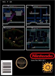 Box back cover for Wolfling on the Nintendo NES.