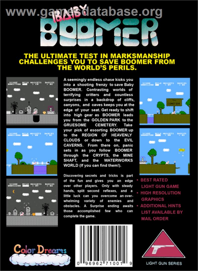 Baby Boomer - Nintendo NES - Artwork - Box Back