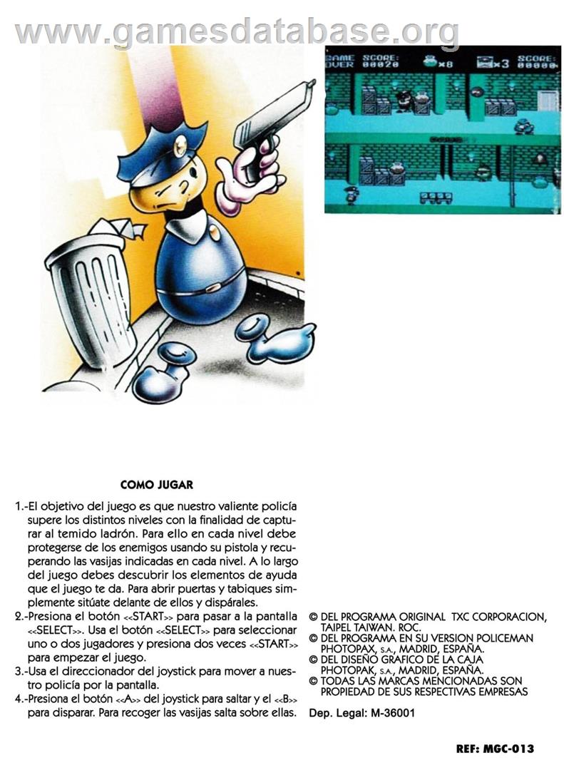 Tiles Of Fate - Nintendo NES - Artwork - Box Back