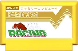 Cartridge artwork for 1991 Du Ma Racing on the Nintendo NES.