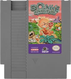 Cartridge artwork for B.C. Kid / Bonk's Adventure / Kyukyoku!! PC Genjin on the Nintendo NES.